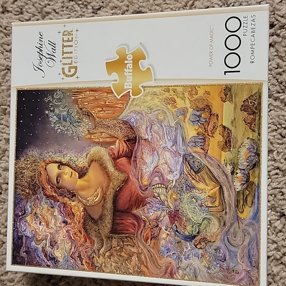 New In Box 1000 pieces Josephine Wall POWER OF MAGIC glitter edition puzzle - Picture 1 of 6